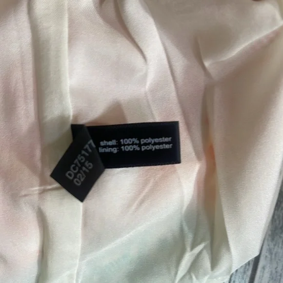 The Limited Color Block Split Cap Sleeve Zip Up Dress Small - Picture 5 of 12